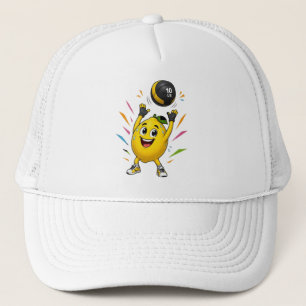 Casquette Citron drôle de dessin animé de musculation Gym Wo