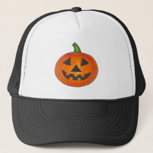 Casquette Citrouille de la gravure de l'Halloween Jack orang