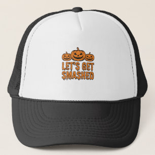 Casquette Citrouille drôle d'Halloween qu'on va éclater