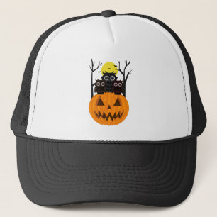 Casquette Citrouille & Hiboux
