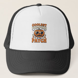 Casquette Citrouille la plus cool du patch Halloween vintage
