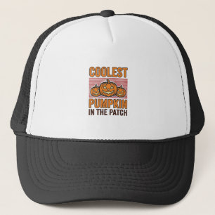 Casquette Citrouille la plus cool du patch Halloween Vintage