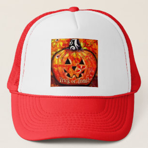 Casquette Citrouille Personnalisée Abstraite Fantaisiste Jac