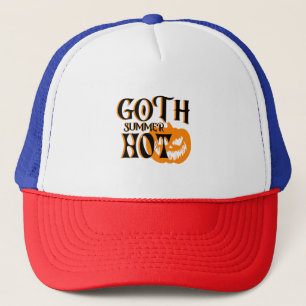 Casquette Citrouille souriante horreur été gothique chaud