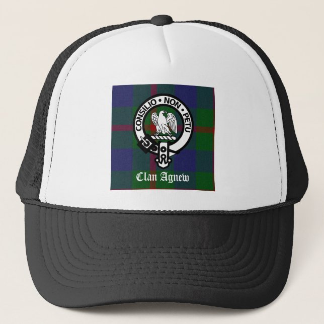 Casquette Clan Agnew Tartan Crête (Devant)