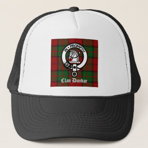 Casquette Clan Dunbar Tartan & Crest Badge