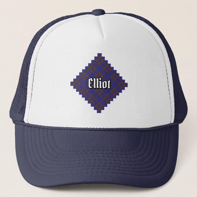 Casquette Clan Elliot Trucker Tartan Moderne (Devant)