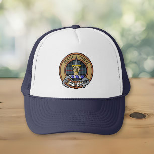 Casquette Clan MacKay Crest sur Blue Tartan