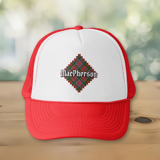 Casquette Clan MacPherson Tartan Trucker Chapeau (Créateur téléchargé)