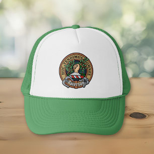 Casquette Clan Paterson Crest sur Tartan