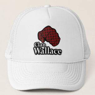 Casquette Clan Wallace Écosse Fière Tartan Poing