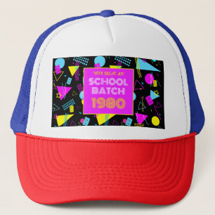 Casquette Classe Reunion Retro School 80's Style