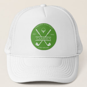 Casquette Classic Golf Club Nom Vert
