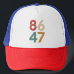 Casquette Classic Vintage 80s Style 86 47 Anti Trump<br><div class="desc">Classic Vintage 80s Style 86 47 Anti Trump</div>