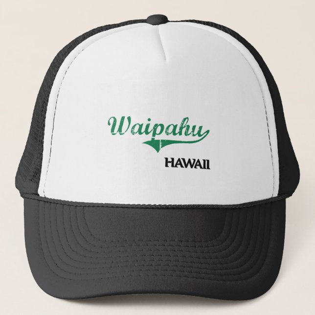 Casquette Classique de ville de Waipahu Hawaï (Devant)