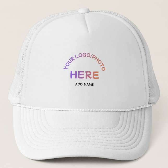 Casquette Classique Papa avec Logo et Nom d'Entrep (Devant)