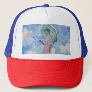 Casquette Claude Monet - Femme à l'ombrelle tournée vers la 
