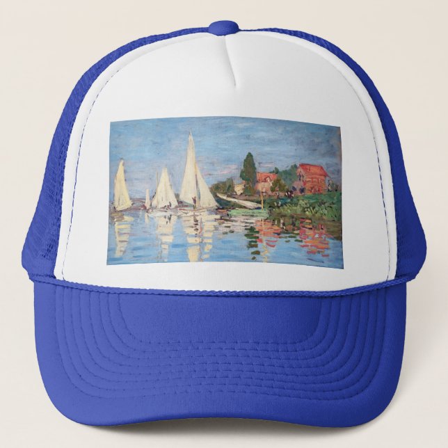 Casquette Claude Monet - Régates à Argenteuil (Devant)