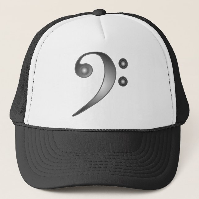 Casquette Clef basse métallique (Devant)