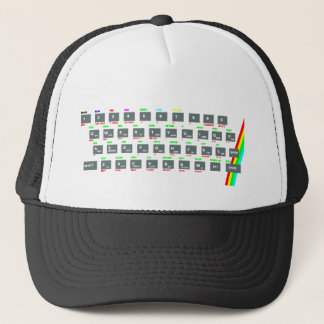 Casquette Clés de clavier de spectre de Sinclair ZX