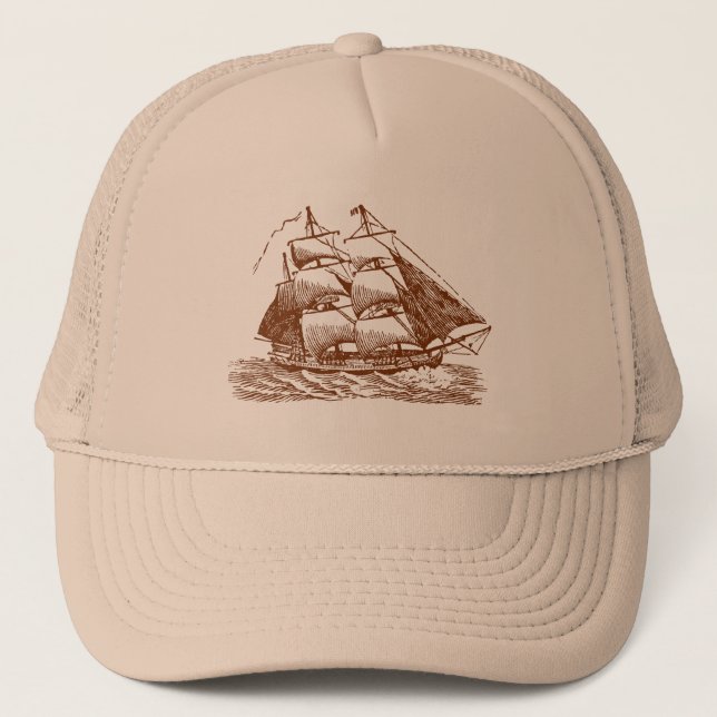 Casquette Clipper - Noix (Devant)
