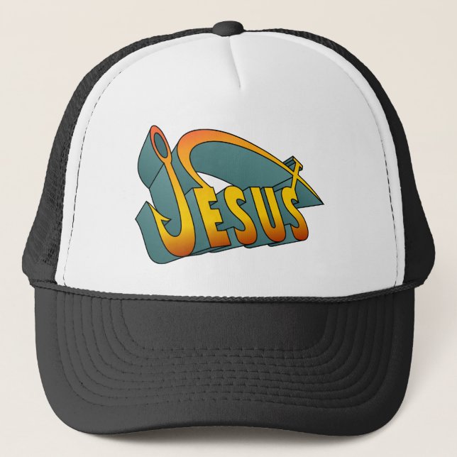 Casquette Clou de poisson Jésus (Devant)
