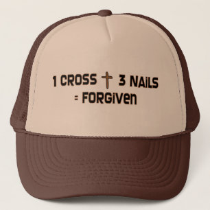 Casquette Clous d'une croix trois indulgents