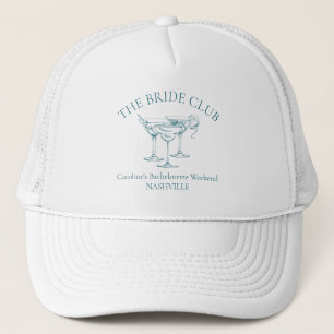 Casquette Club de cocktail social sur mesure pour enterremen