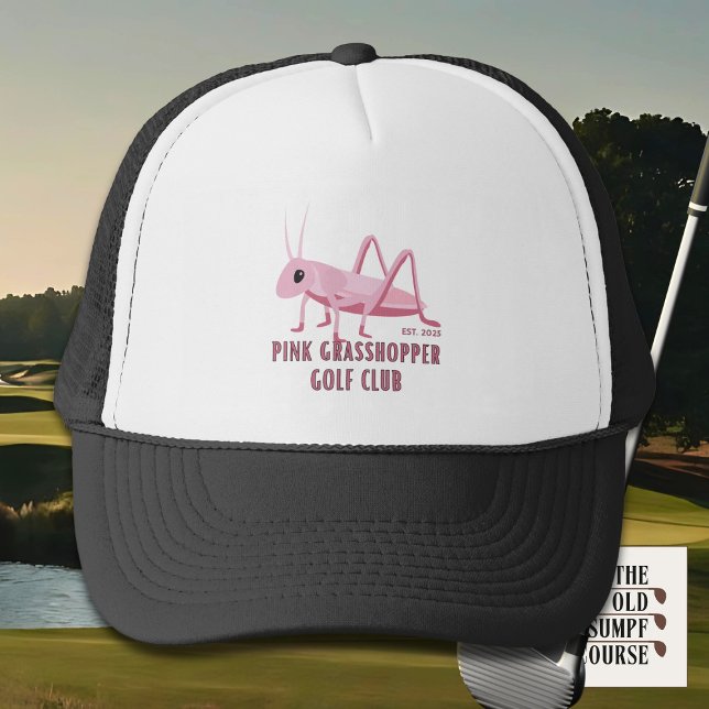 Casquette Club de golf de Pink Grasshopper (Créateur téléchargé)