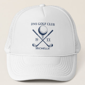 Casquette Club de golf personnalisé Nom Classic