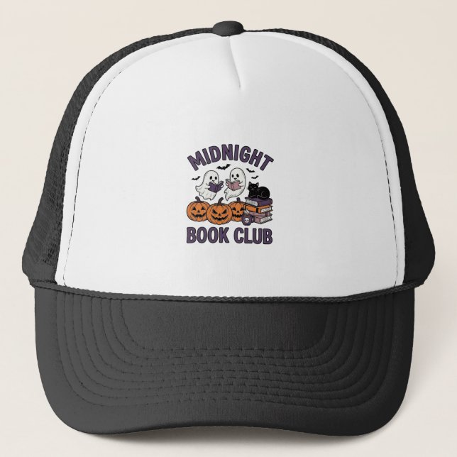 Casquette Club de lecture de minuit pour la conception de le (Devant)