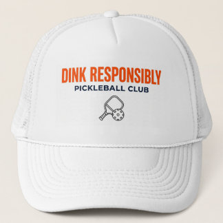 Casquette Club de Pickeleball Dink de manière Responsable