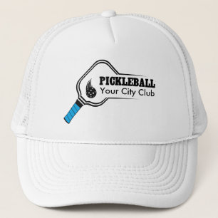 Casquette Club de Pickleball Personnalisé Blanc