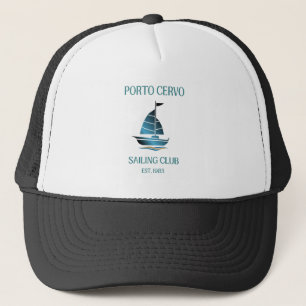 Casquette Club de voile de Porto Cervo Été Luxe 