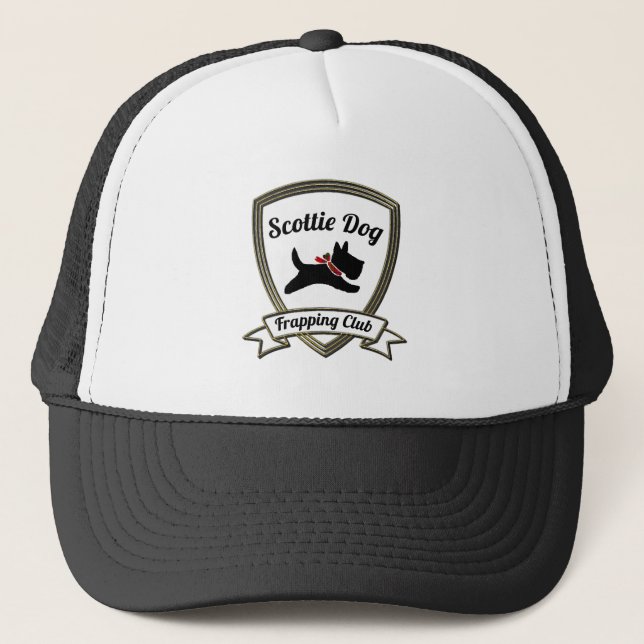 Casquette Club Frapping de chien de Scottie (Devant)
