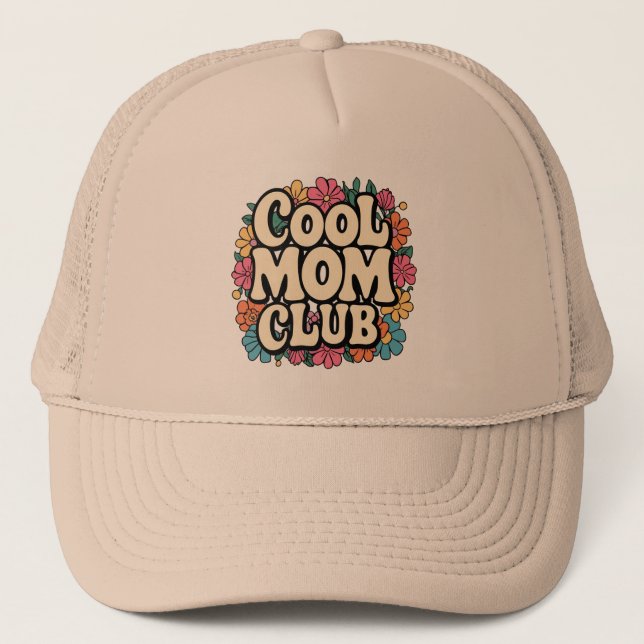 Casquette Club Maman cool - Cadeau de fête des Mères élégant (Devant)