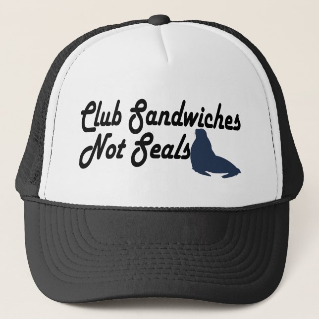 Casquette Club Sandwichs et non sceaux (Devant)