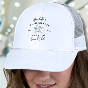 Casquette Club Social Enterrement de Vie de Jeune Fille Vint