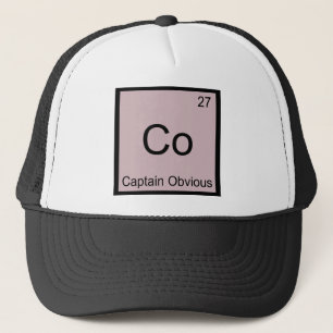 Casquette Co - Pièce en t de capitaine Obvious Chemistry