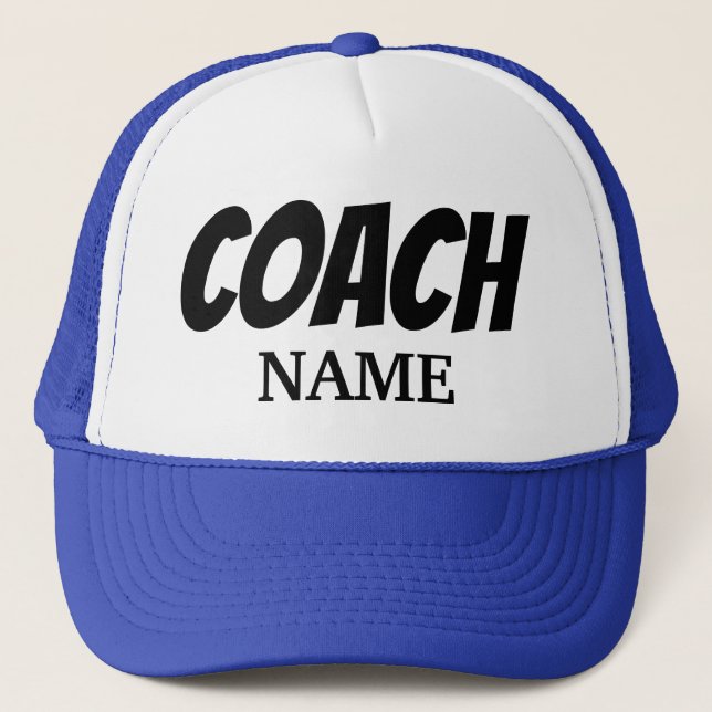 CASQUETTE COACH PERSONALIZED TRUCKER HAT (Devant)