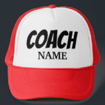 CASQUETTE COACH PERSONNALISÉ TRUCKER HAT<br><div class="desc">COACH PERSONNALISÉ. VOUS POUVEZ CHANGER DE COACH EN TEAM. NOM AU GROUPE. PROFITER</div>