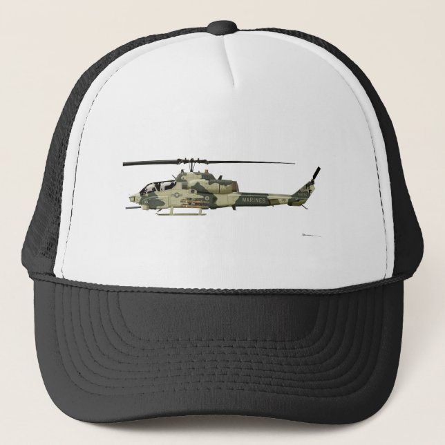 Casquette Cobra superbe de Bell AH-1W (Devant)