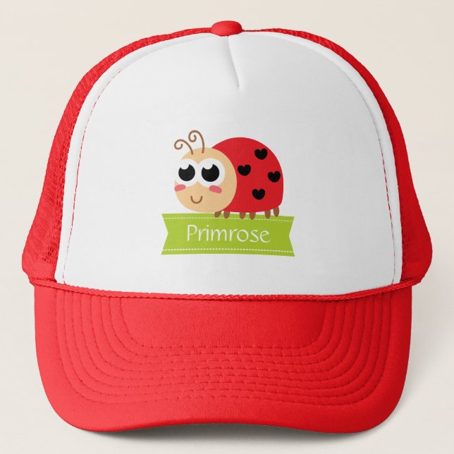 Casquette Coccinelle mignonne de bébé avec des taches de (Devant)