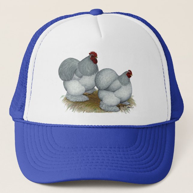 Casquette Cochin :  Bleu d'individu (Devant)