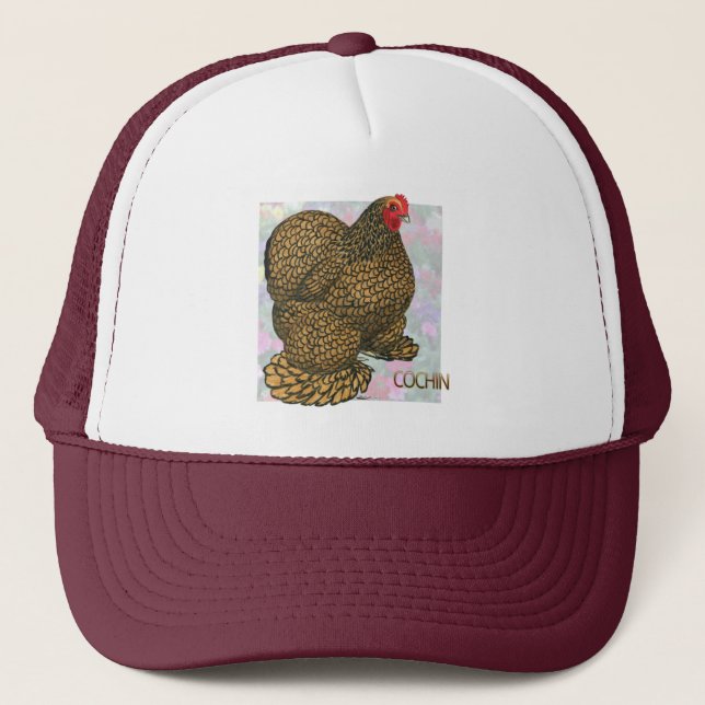 Casquette Cochin :  Hen doré (Devant)