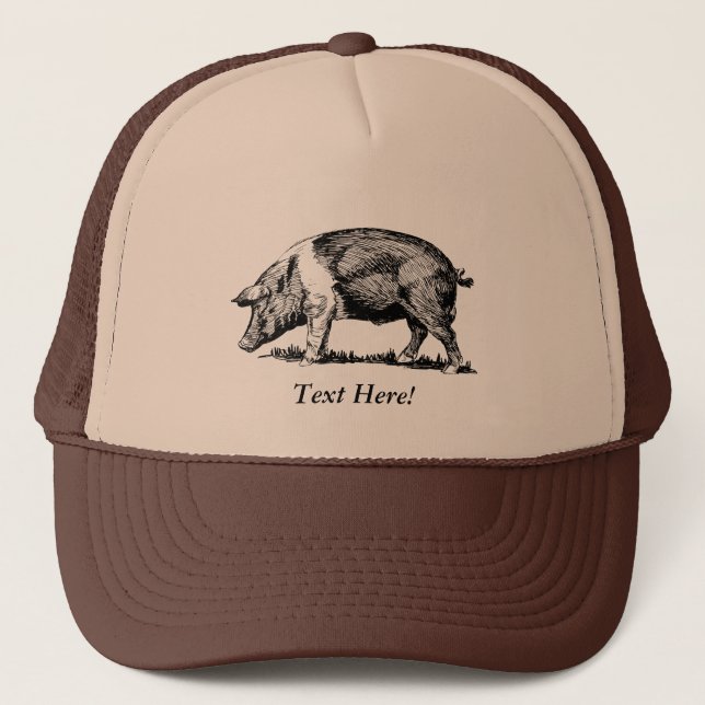 Casquette Cochon (Devant)