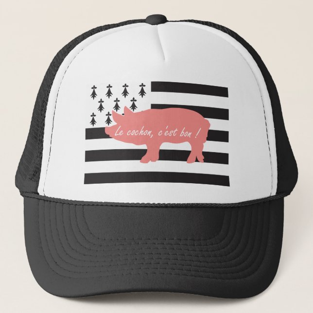 Casquette Cochon Breton (Devant)