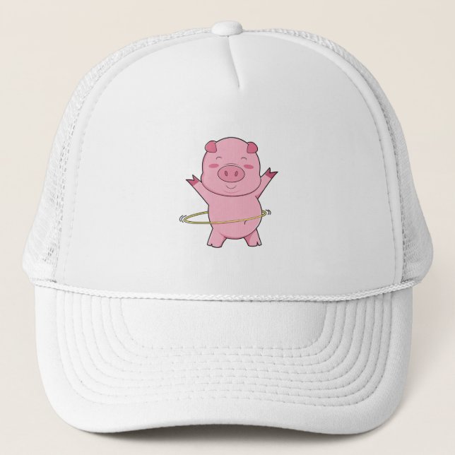 Casquette Cochon de conditionnement avec anneau à aile (Devant)