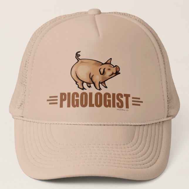 Casquette Cochon drôle, cochon (Devant)