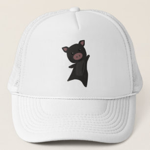 Casquette Cochon noir Piggy mignonne Animaux Enfants